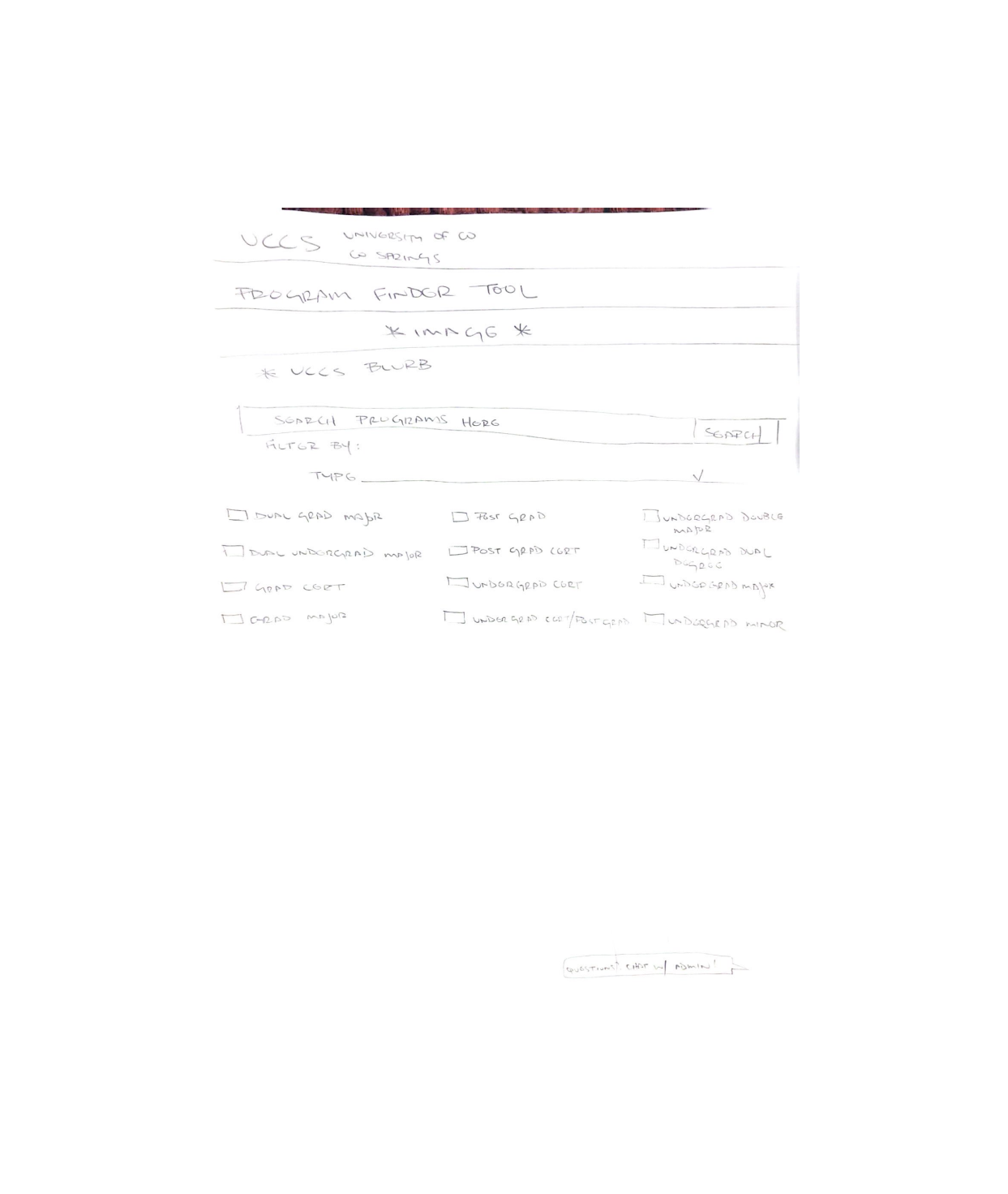 Quiz Feature Sketch